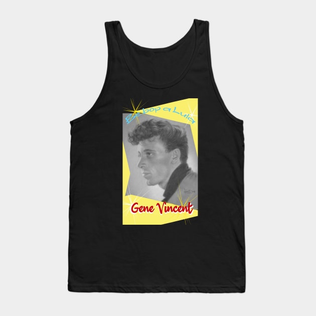 Gene Vincent Tank Top by jkarenart